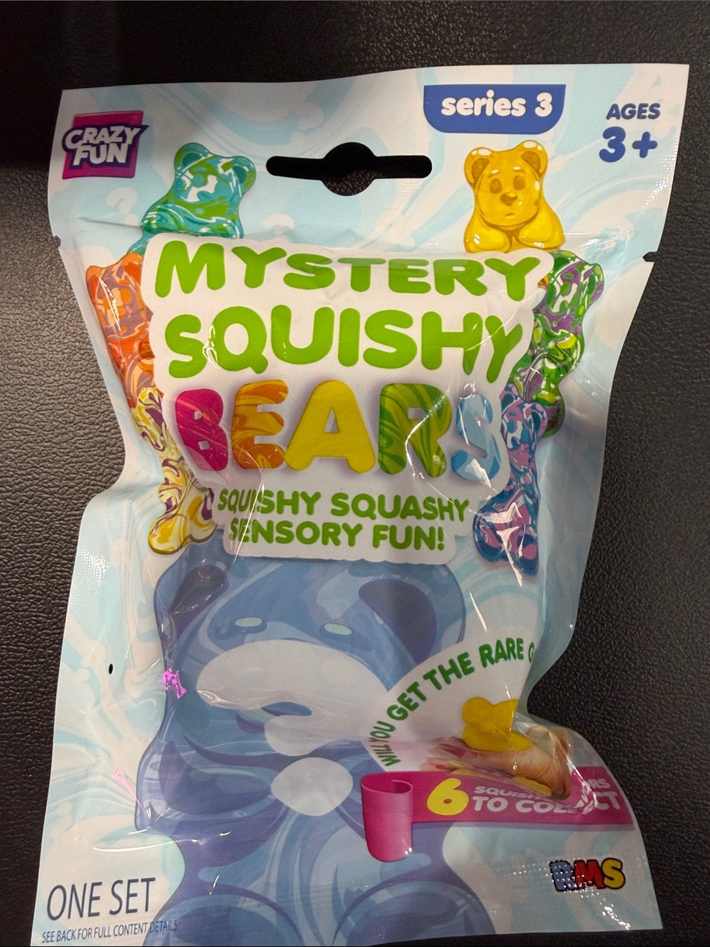 Mystery Squishy Bears - Blue Sensory Toy (Series 3)